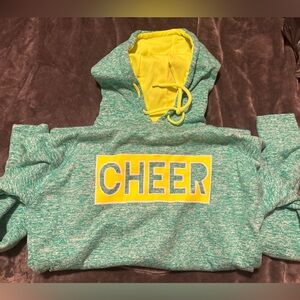 Green and Yellow Cheer Hoodie